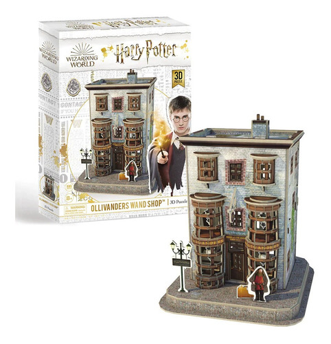 Harry Potter Tienda De Varitas Ollivander Puzzle 3d Cubicfun