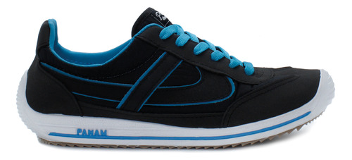 Tenis Panam Clásicos Para Caballero 10721-0066 Negro/azul