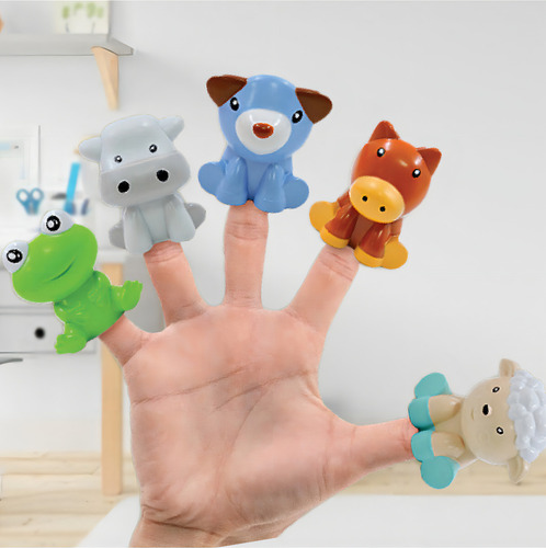 Juguete Educativo Montessori 10 Animales Granja - Mini Minds Color Multicolor