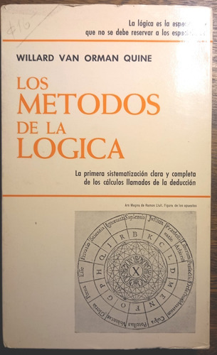 Los Métodos De La Lógica Quine Ed Ariel 1967 Usado (Usado)