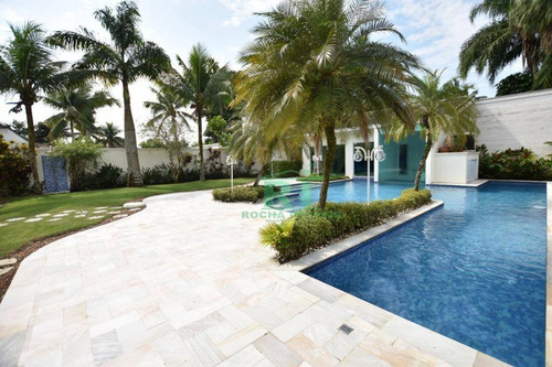 Imagem 14 de 30 de Casa Na Praia, Condomínio Fechado, Alto Padrão, 6 Suítes, Piscina, Churrasqueira, 4 Vagas, Acapulco, Guarujá. - Ca0283