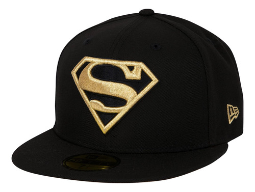 Gorra Ajustable De Superman Gold, Talla Única De Hombre