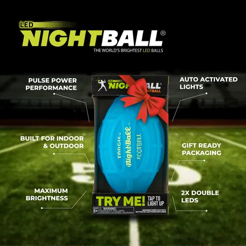Nightball Tangle - Futbol Inflable Con Luces Led Que Brilla