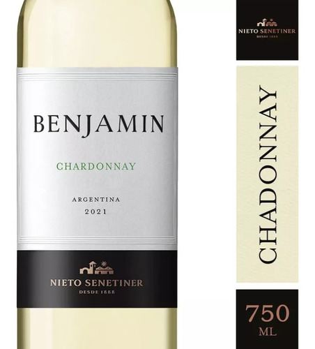 Benjamin Chardonnay X 750 Ml