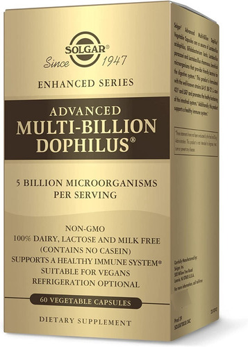 Advanced Multi-billion Dophilus 5 Billon 60 Capsulas Solgar