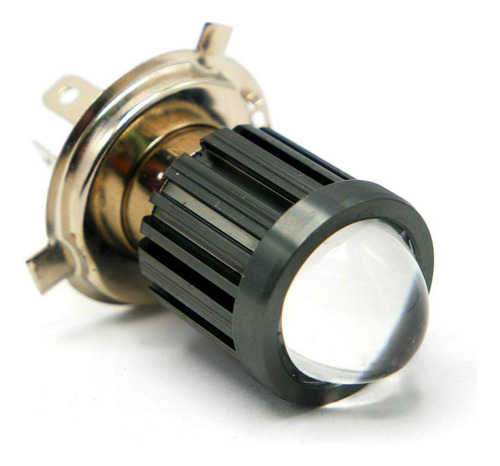 Foco Led H4 Para Moto Tipo Lupa 2 Colores 100 M Alcance