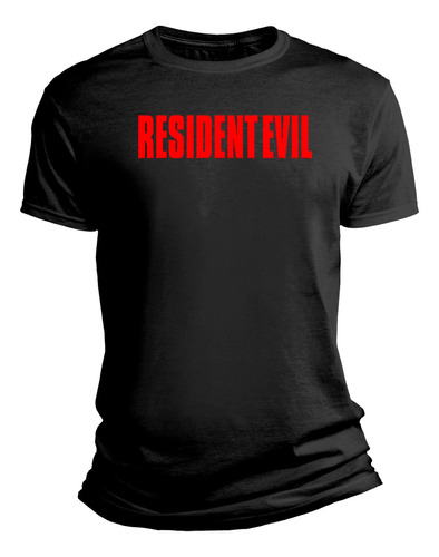 Playera Gamer Resident Evil Logo Para Caballero / Dama
