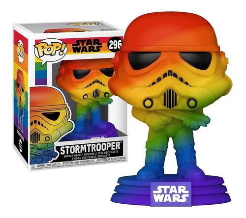 Imagem 1 de 4 de Boneco Funko Pop Stormtrooper Pride 296 - Star Wars Original