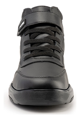 Tenis Bota Escolar Yuyin Negra Niño Resistente Cómoda Duradero
