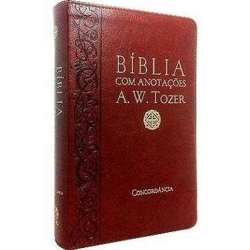 Bíblia De Estudo - A. W. Tozer Vinho Cpad   Luxo