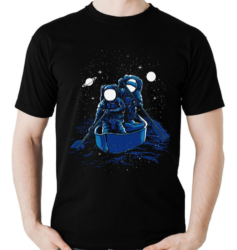 Imagem 1 de 6 de Camiseta Astronauta Navegando Galaxia Espaço Camisa Promoção