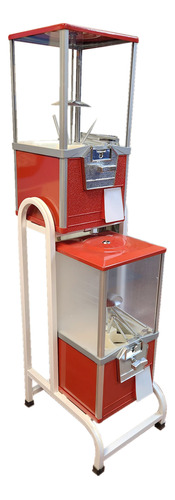 Maquina Dispensadora De Premios Metálica Doble 45mm Arcade 