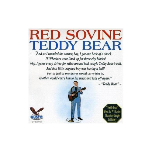 Sovine Red Teddy Bear Usa Import Cd Nuevo