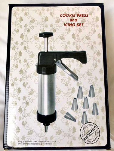 Pistola Para Galletitas Y Decoración Con Picos