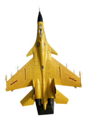 Colección De Modelos De Cazas Fundidos A Presión, Amarillo