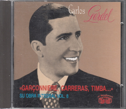 Carlos Gardel Garconniere Carrera Vol. 8 Cd Original Qqa. Mz