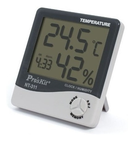 Medidor De Temperatura Y Humedad Digital. Varias Funciones.