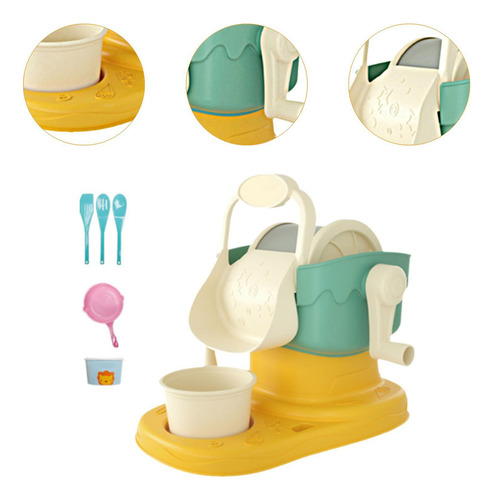 Máquina De Sorvete Para Crianças Kits De Sorvete Para