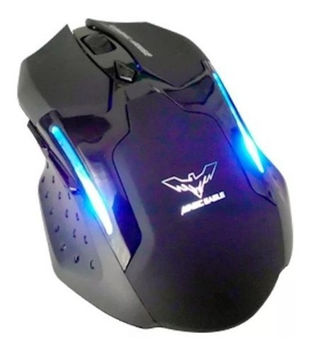 Naceb Mouse Gamer Usb Óptico 2400dpi Alambrico Led Na-16 /v Color Negro