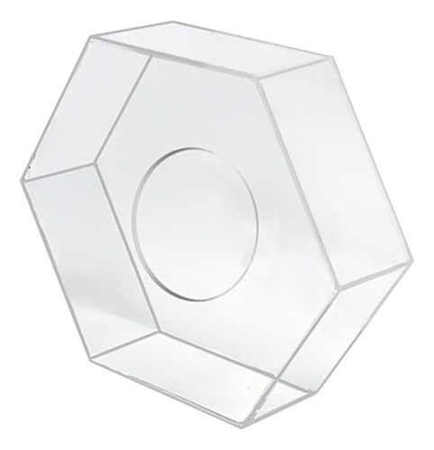 Caja De Centro De Mesa Hexagonal De Soporte De Pastel