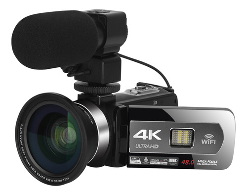A Video Cámara De Vlogging De Zoom Digital Webcam Con 2.4g