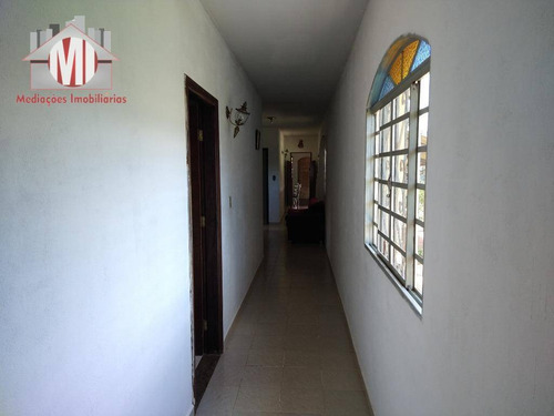 Chácara Ampla Com 03 Dormitórios, Pomar E Linda Vista À Venda, 1000 M² Por R$ 400.000 - Rural - Socorro/sp - Ch0611