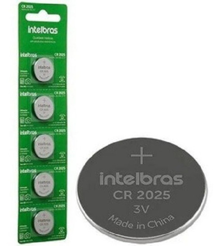 Bateria Botão 3v Cr2025 Intelbras (blister C/5)