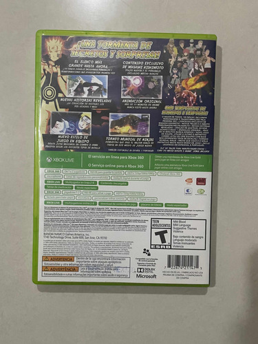 Naruto Shippuden Ultimate Ninja Storm Revolution Xbox 360 (Usado)