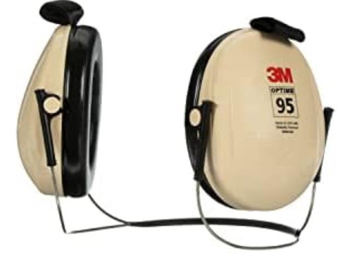 3m Peltor Optime 95 Orejeras Detrás De La Cabeza, Beige
