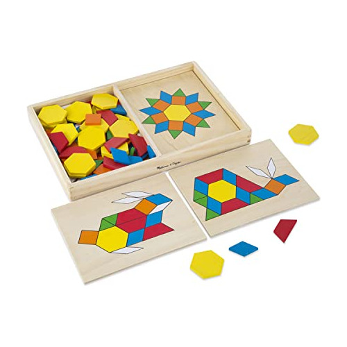 Pattern Blocks And Boards Juguete Clásico (juguete De Desarr