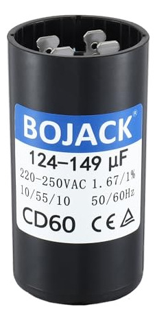 Bojack 124-149 Uf/mfd 220-250 Vac Voltes 50/60 Hz Condensado