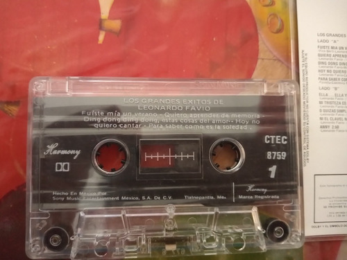 Leonardo Favio Los Grandes Exitos Casete (Usado)