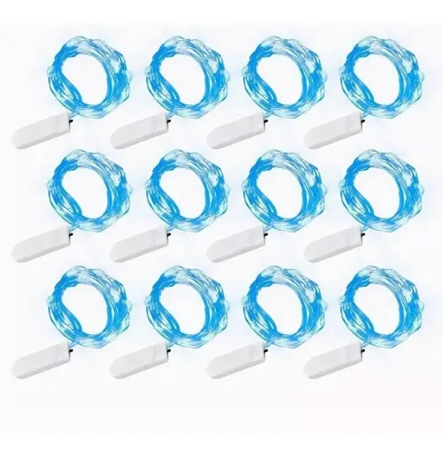 Cadena De Luces De Conchas Y Animales Marinos - 2m, 20 LED, A Pilas - Decoración Para Habitación, Jardín O Fiestas