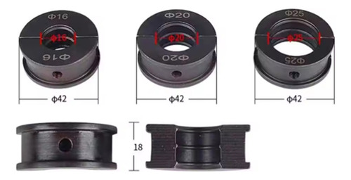 Pinzas Prensadoras Mecánicas A Juego, Cw-1625 Crimping Di