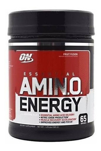 Optimum Nutrition Amino Energy Amino Energy 65 porções 585g de sabor ponche