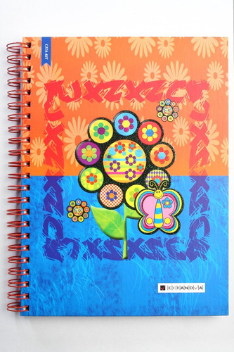 Cuaderno Esquela Citanova Flowers 120h Tapa Dura