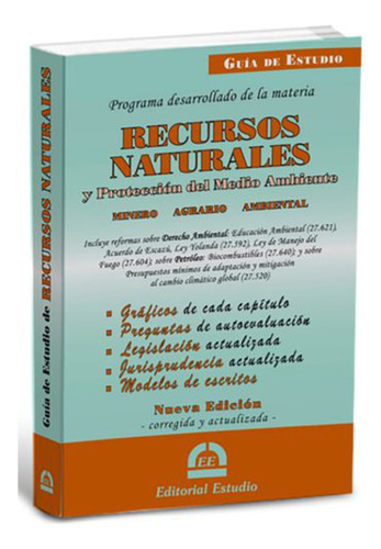 Guia De Estudio: Recursos Naturales. 2021 - Estudio, Editori