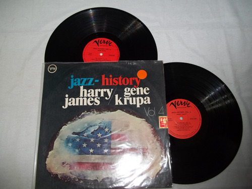 Lp Vinil - Harry James / Gene Krupa - Jazz-history Vol. 4
