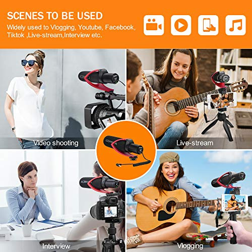 Micrófono De Cámara Comica Cvm-v30 Pro Para Dslr Canon,