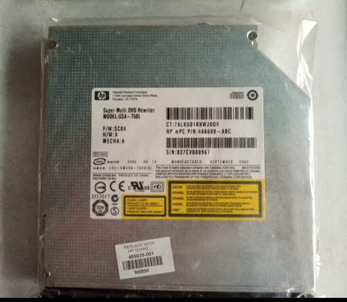 Imagen 6 de 10 de Unidades Dvdwriter Sata Para Laptops Acer Hp Sony Asus