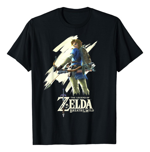 Camiseta Gráfica Nintendo Zelda Breath Of The Wild Link Star