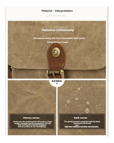 Bolsa De Lona Para Cámara Réflex, Bandolera Individual, Impe