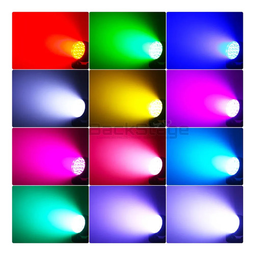 2 Aura Effect Moving Wash Beam Led Zoom 19x15 Rgbw + Case
