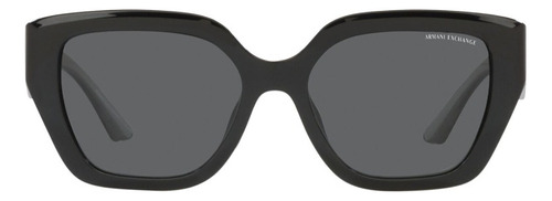 Óculos de sol Armani Exchange AX4125su815887, cor cinza escuro, cor da moldura, preto