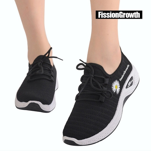 Zapatos Casuales Transpirables De Mujer Fissiongrowth