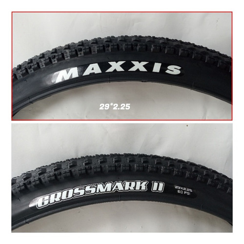 Imagen 8 de 10 de 2 Llantas Maxxis Crossmark I I 29*2.25 + 2 Neumáticos Dfc