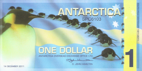 Antartica  Dolar 2011 Pinguinos