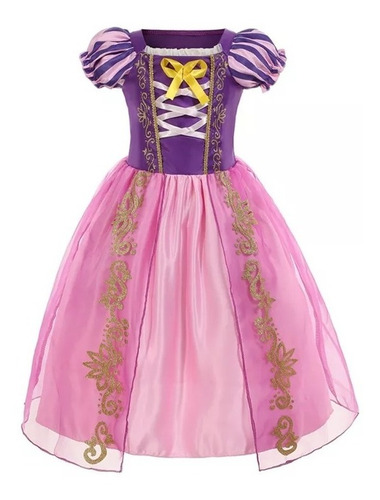 Disfraz Rapunzel Niña Importado Regalo Cumpleaños Navidad