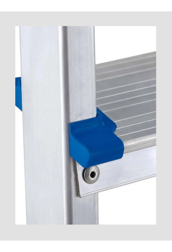 Imagen 5 de 6 de Escalera Aluminio Plegable Banqueta 65 Cm Alto 3 Escalones