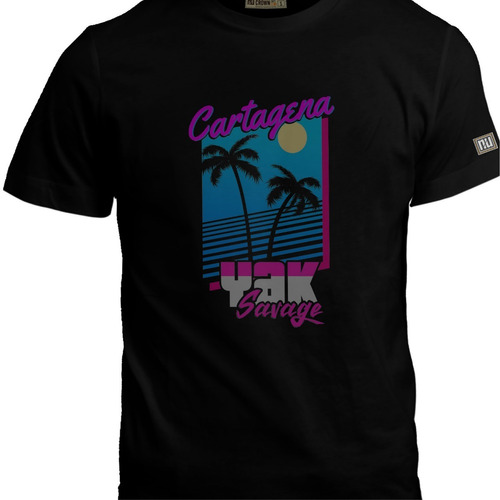 Camiseta Yak Savage Cartagena Playa Cool Original  Bto